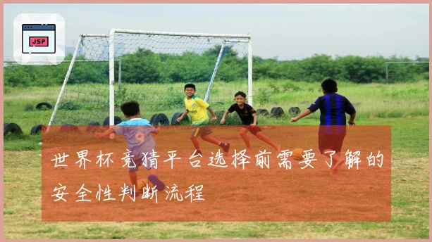 世界杯竞猜平台选择前需要了解的安全性判断流程