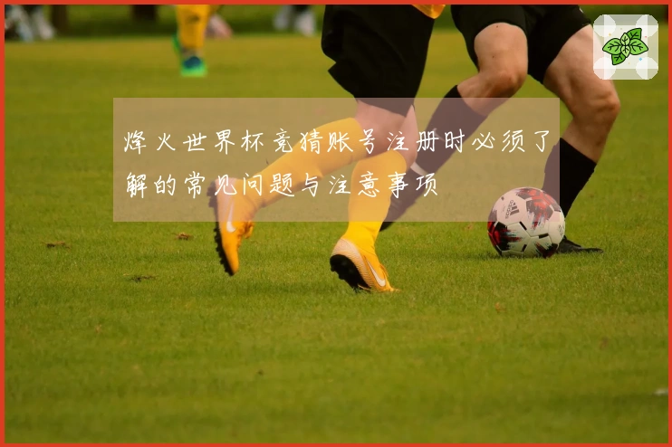 烽火世界杯竞猜账号注册时必须了解的常见问题与注意事项